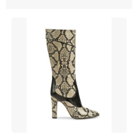 ***BRAND NEW GUCCI Python Leather Heeled Boots - Picture 3 of 13